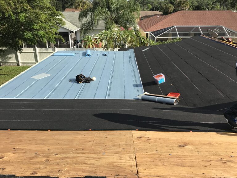 Emergency roof repair after storm damage in Southwest Florida