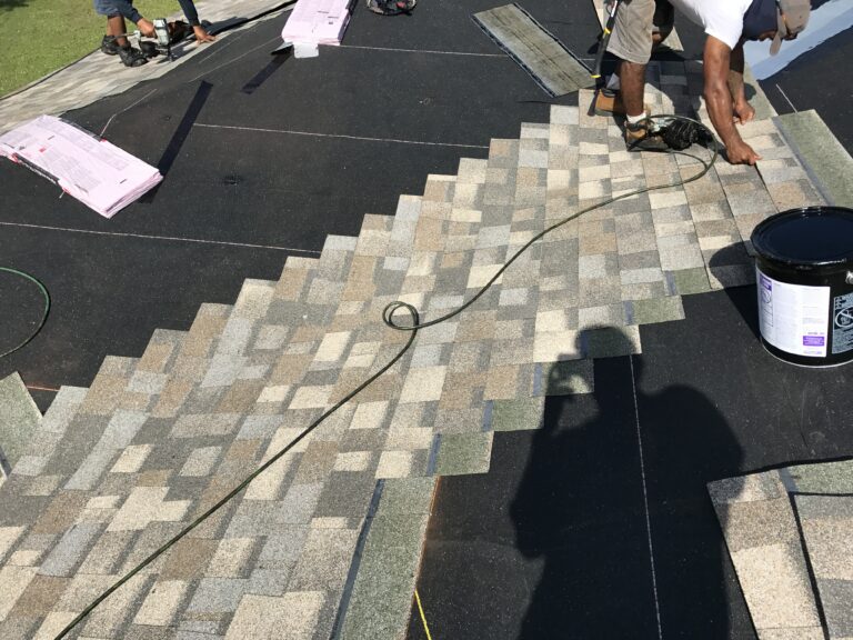 Asphalt shingle roofing installation in Southwest Florida